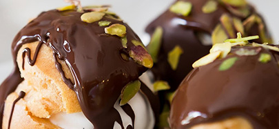 Belçika çikolatalı profiterol